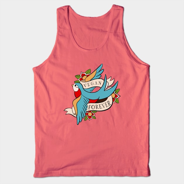 Vegan Forever Tank Top by BubblegumGoat